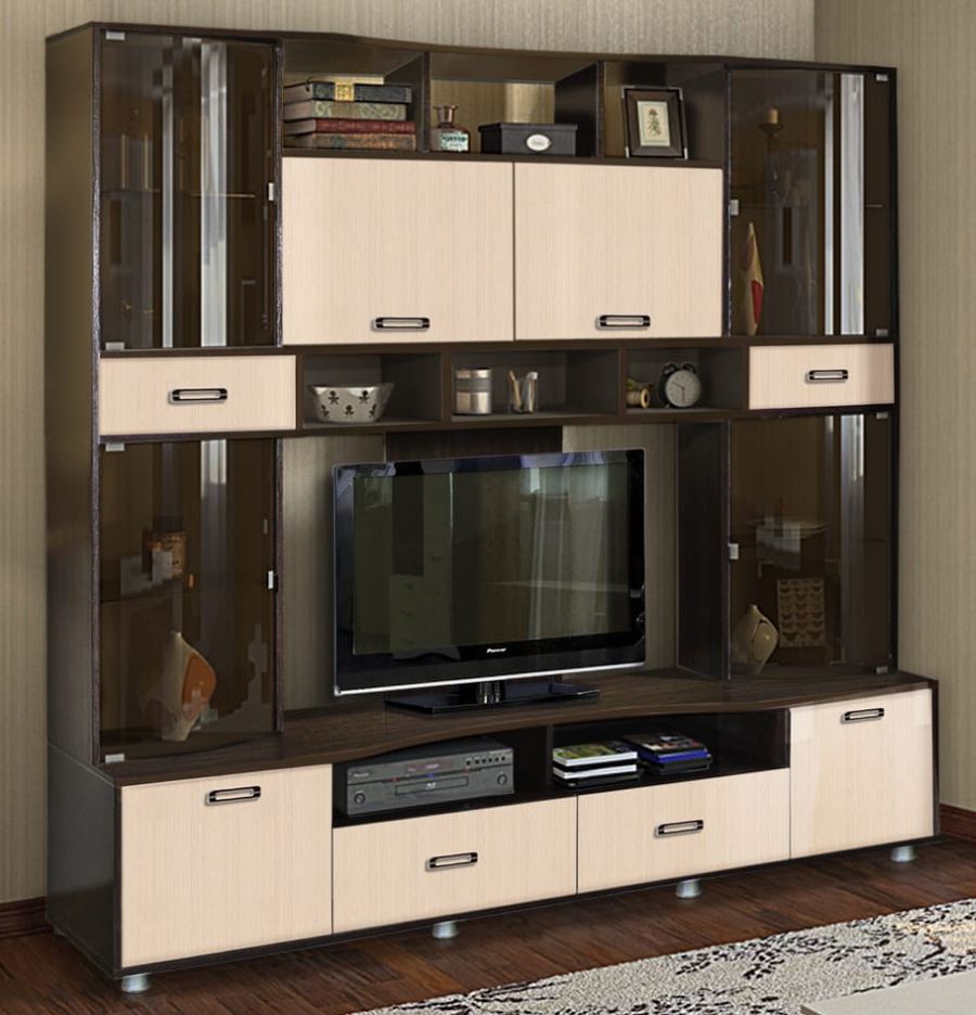 Фото Гостиная Аллегро вар.№4 ЛДСП от производителя Диал в Армянске по цене 21&nbsp;710 ₽