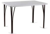 Стол обеденный Граф (металл, мдф-ясень серебро,  медный антик (Бител) ) в Армянске от производителя 