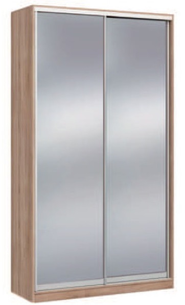 Фото Шкаф-купе Оскар 1.1 (1,2х0,6х2,4 - 2 двери) от производителя Мебель Маркет в Армянске по цене 39 310 ₽