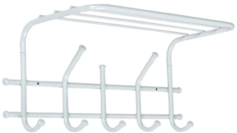 Фото Вешалка с полкой Эра 5 от производителя Завод металлических изделий в Армянске по цене 570 ₽