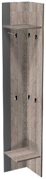 Полка угловая Ханна ПХ-3  (ясень таормина (СБК) ) Полка угловая Ханна ПХ-3  (ясень таормина (СБК) )