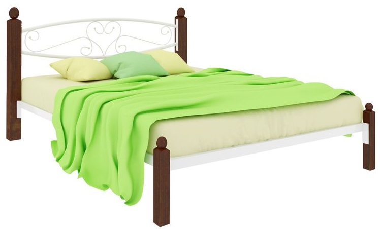 Фото Кровать двуспальная Каролина Lux (СМ 140х200) трубка металл от производителя Милсон в Армянске по цене 18 920 ₽