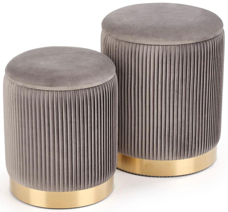 Фото Комплект Halmar Monty (2 пуфа) от производителя Halmar  в Армянске по цене 11&nbsp;440 ₽