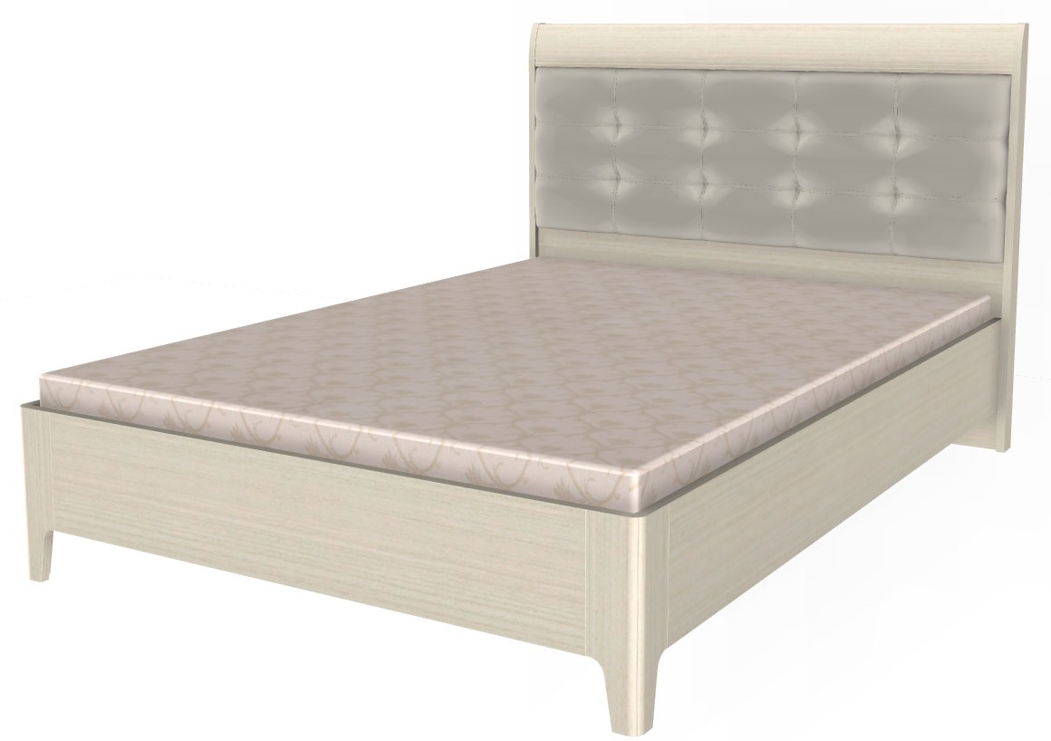 Фото Кровать двуспальная Камелия КР-2072 (СМ 140х200) с ламельным основанием от производителя Лером в Армянске по цене 33&nbsp;770 ₽