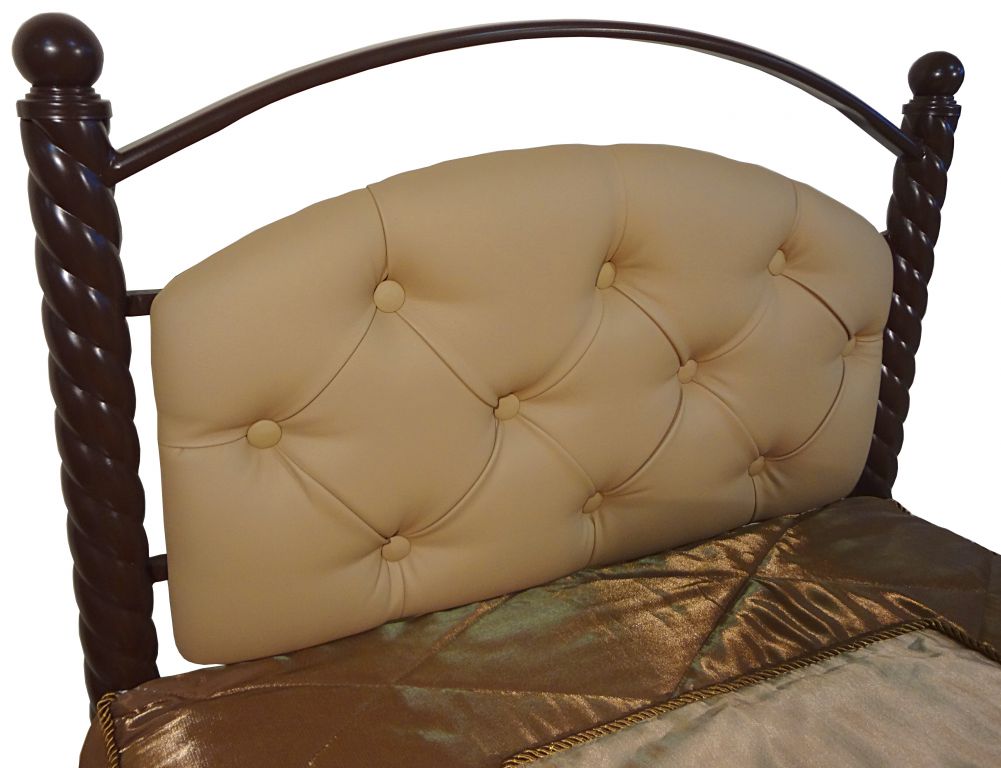 Фото Кровать односпальная Стефани-800 (СМ 80х190) основание металл трубка  от производителя Металл-Конструкция в Армянске по цене 11 170 ₽