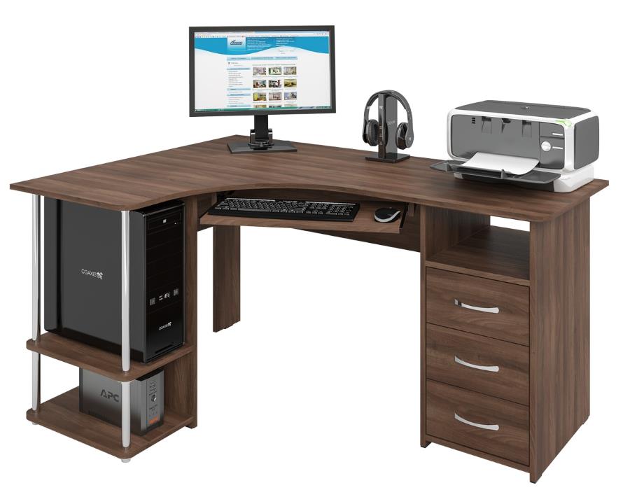 Фото Стол компьютерный С-237 от производителя Компасс в Армянске по цене 17&nbsp;930 ₽