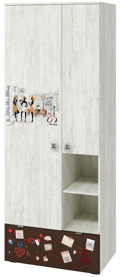 Фото Шкаф Поло (80) двухдверный от производителя Регина в Армянске по цене 12 960 ₽