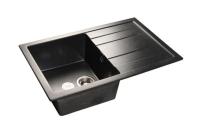 Мойка Granfest GF-Q780L (ГР 780х500хh205) (шир.ящ.min 600) (Цвет мойки черный) в Армянске от производителя 