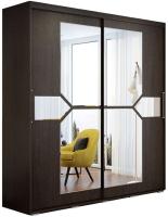 Фото  шкаф-купе крафт-4 (2 двери) производитель Мебелони