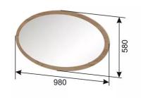 Фото  зеркало навесное ольга-4 производитель Фант-мебель