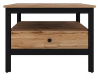 Стол журнальный Loft LAW (мдф, лдсп-дуб вотан,  черный (Black Red White (БРВ)) ) в Армянске от производителя в интернет магазине Планета Комфорта Стол журнальный Loft LAW (мдф, лдсп-дуб вотан,  черный (Black Red White (БРВ)) ) в Армянске от производителя