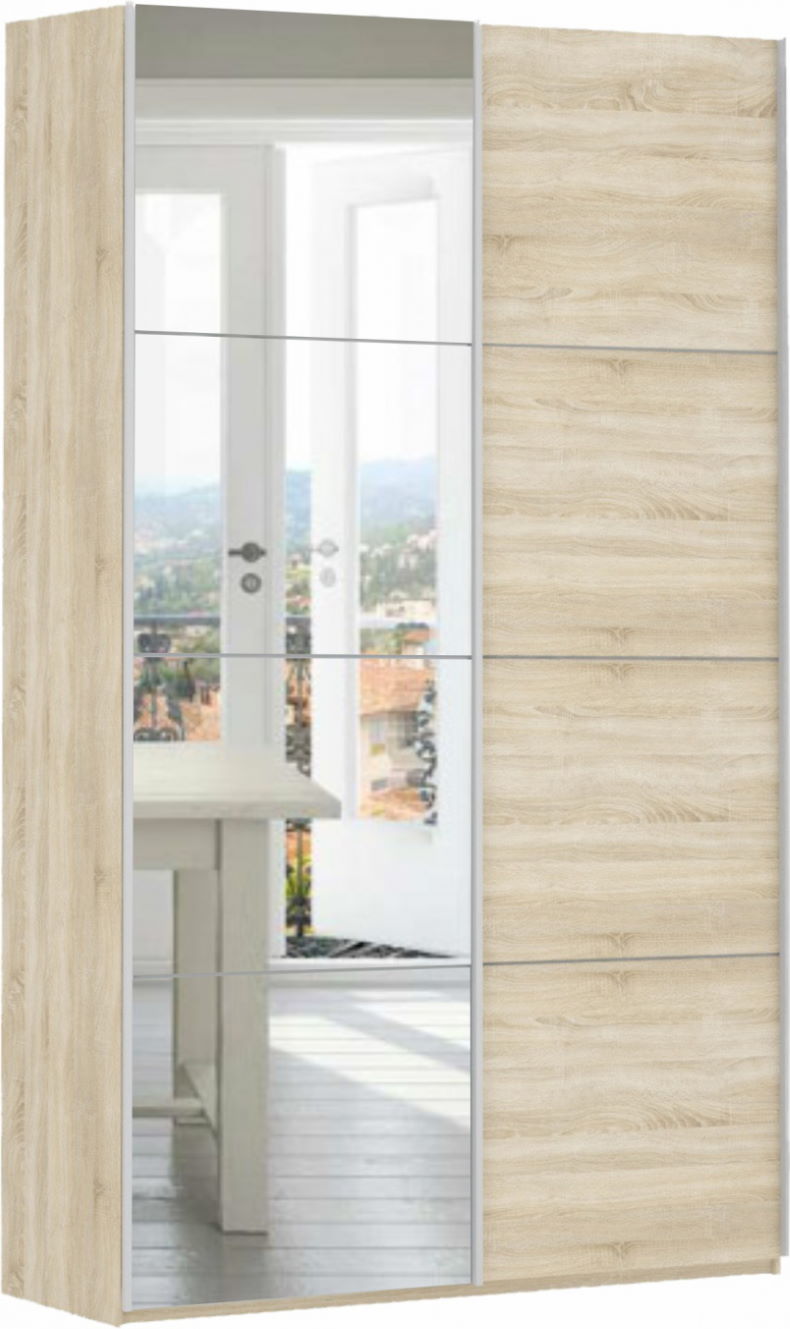 Фото Шкаф-купе Прайм (1,6 - 2 двери) от производителя Мебельная компания Е1 в Армянске по цене 38 040 ₽