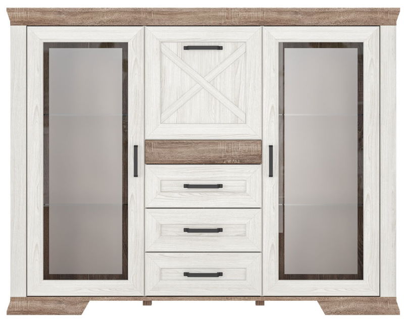 Фото Тумба Marselle KOM2W3S1K от производителя Black Red White (БРВ) в Армянске по цене 44 750 ₽