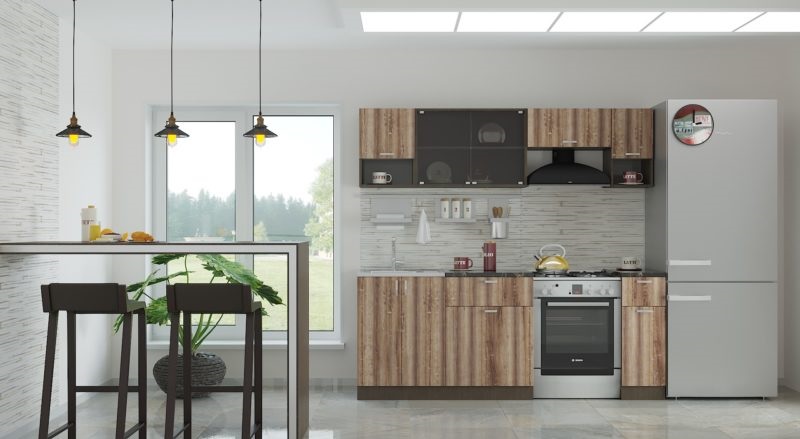 Фото Кухня Зара (2,1) от производителя Интерьер-центр в Армянске по цене 12&nbsp;600 ₽