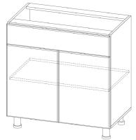 Фото kukhnya-venetsiya-sv кухня венеция стол-рабочий с800яс производитель SV-мебель