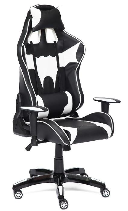 Кресло геймерское Ибат (Ibat) (Материал обивки: кожзам, цвет обивки: черный-белый (Tetchair) ) Кресло геймерское Ибат (Ibat) (Материал обивки: кожзам, цвет обивки: черный-белый (Tetchair) )
