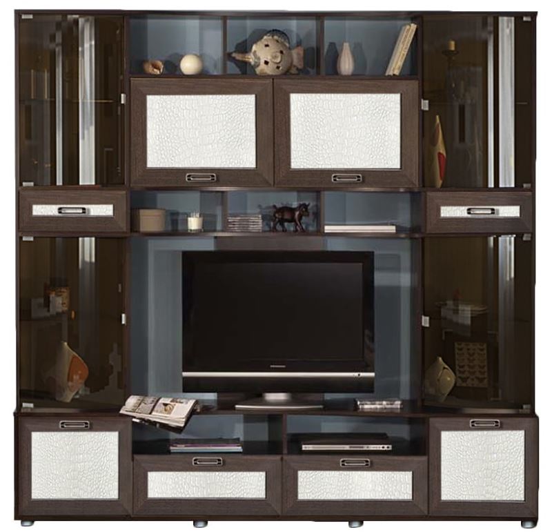 Фото Гостиная Аллегро вар.№4 экокожа от производителя Диал в Армянске по цене 25&nbsp;000 ₽