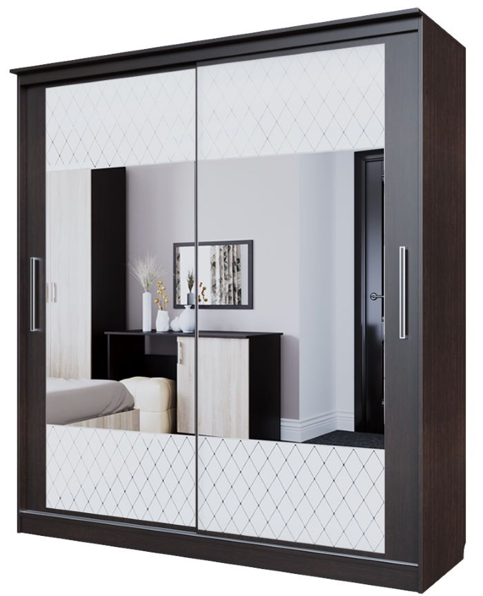 Фото Шкаф-купе №19 Классик белый (2,0 - 2 двери) от производителя SV-мебель в Армянске по цене 46&nbsp;560 ₽