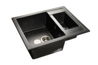 Мойка Granfest GF-Q610К (ГР 610х500хh200) (шир.ящ.min 600) (Цвет мойки черный) в Армянске от производителя 