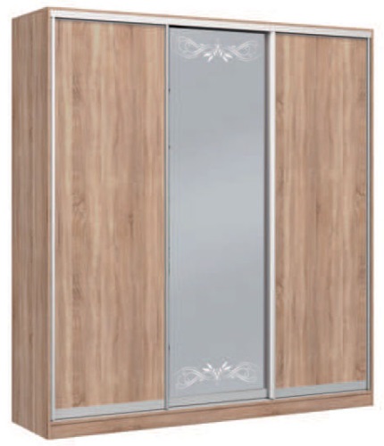 Фото Шкаф-купе Оскар 3.6 (1,77х0,6х2,4 - 3 двери) от производителя Мебель Маркет в Армянске по цене 57 400 ₽