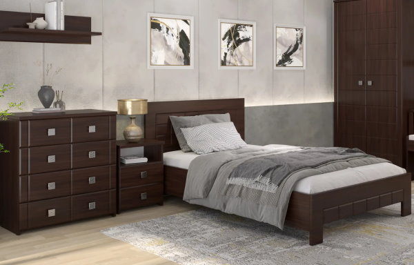 Фото Кровать двуспальная Изабель ИЗ-712К (СМ 160х200) без основания от производителя Компасс в Армянске по цене 20 320 ₽