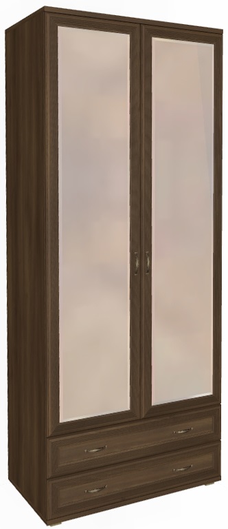 Фото Шкаф Карина ШК-1007 (90) двухдверный от производителя Лером в Армянске по цене 36&nbsp;540 ₽