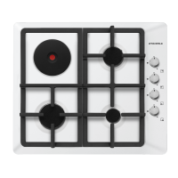 Варочная поверхность комбинированная 4-х комф. MEHE 64 97 (590х520) (Материал Металл , цвет белый) в Армянске от производителя в интернет магазине Планета Комфорта Варочная поверхность комбинированная 4-х комф. MEHE 64 97 (590х520) (Материал Металл , цвет белый) в Армянске от производителя