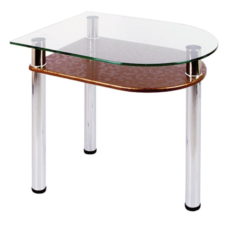 Фото Стол обеденный 4.4 с полкой  от производителя Мебель из стекла в Армянске по цене 4&nbsp;270 ₽