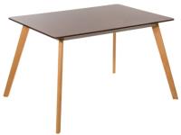 Стол обеденный T-14 (массив дерева, мдф-белый,  натуральный бук (La-alta) ) в Армянске от производителя 