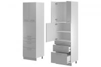 Фото kukhnya-bronks-leko кухня бронкс пенал псв-63 производитель Леко