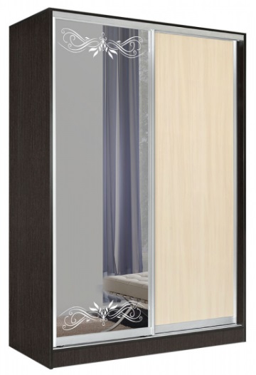 Фото Шкаф-купе Оскар 2.6 (1,5х0,6х2,4 - 2 двери) от производителя Мебель Маркет в Армянске по цене 47 720 ₽