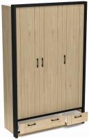 Фото raspashnoy-shkaf шкаф бостон (135) трехдверный (без зеркал) производитель СБК