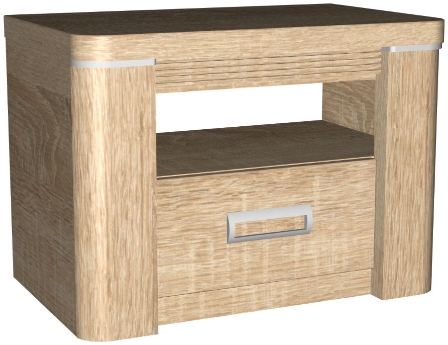 Фото Тумба прикроватная Магнолия от производителя СБК в Армянске по цене 6&nbsp;040 ₽