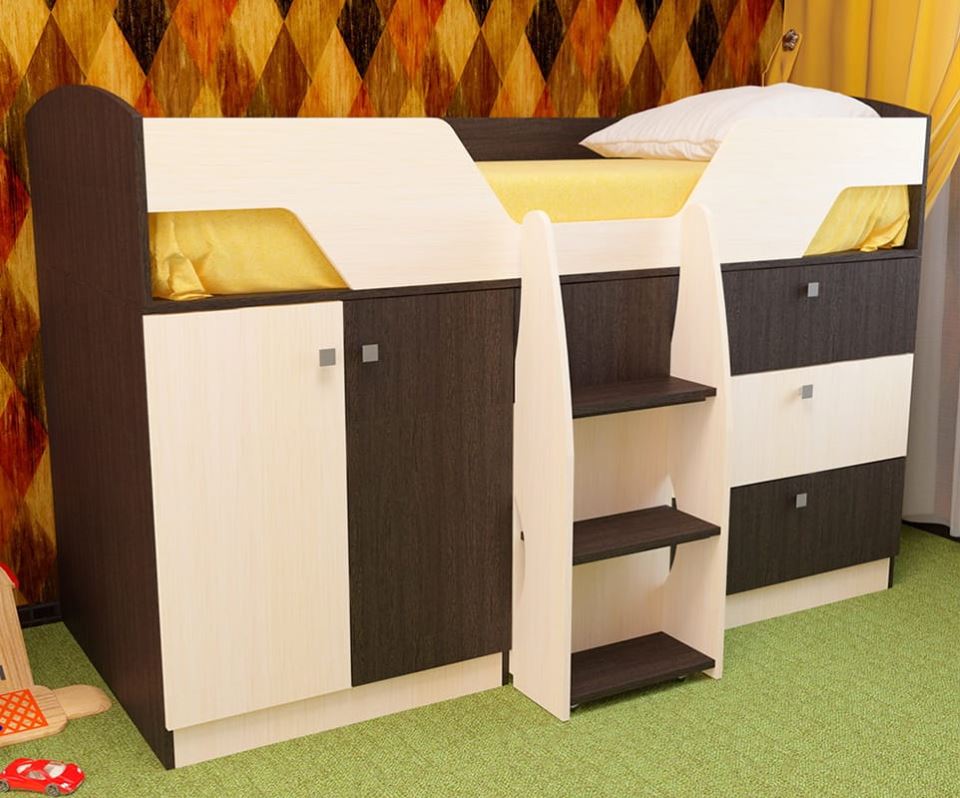 Фото Кровать детская Лимбо (СМ 80х180) от производителя Пирамида в Армянске по цене 19&nbsp;480 ₽