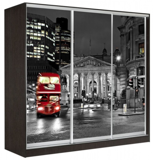 Фото Шкаф-купе Оскар 4 (2,22х0,6х2,2 - 3 двери) от производителя Мебель Маркет в Армянске по цене 76 160 ₽