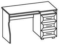 Фото pryamye-kompyuternye-stoly стол микки-1 производитель Ставрополь Мебель