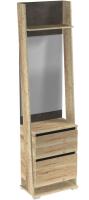 Фото  шкаф открытый с зеркалом стреза пс-3 производитель СБК