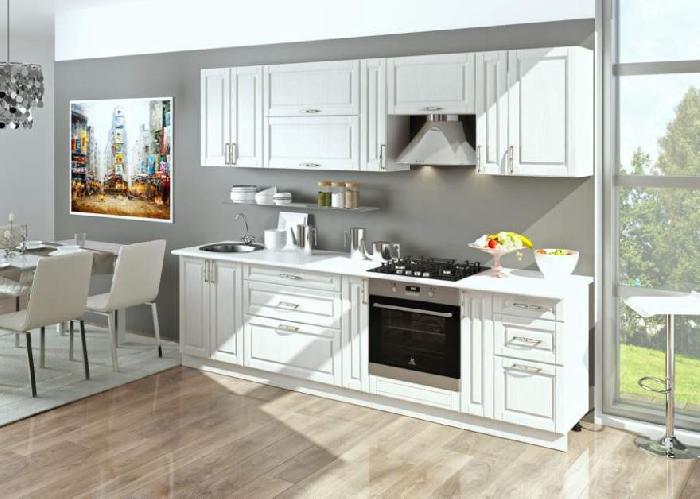 Кухня Парма пенал ПСА-60 (белый, снег,(Леко))