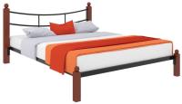 Кровать двуспальная София Lux (СМ 180х190) трубка металл в интернет магазине Планета Комфорта Фото derevyannye-krovati кровать двуспальная софия lux (см 180х190) трубка металл производитель Милсон