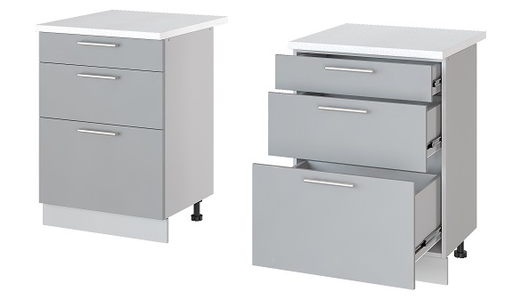 Фото Кухня Бронкс стол-рабочий Н-63 от производителя Леко в Армянске по цене 7&nbsp;980 ₽