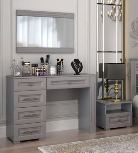 Фото Зеркало настенное Олимп с декоративными планками от производителя Браво-мебель в Армянске по цене 4&nbsp;420 ₽