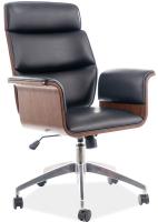 Кресло компьютерное Signal Oregon (Материал обивки: экокожа, цвет обивки: черный (Signal) ) в Армянске от производителя 