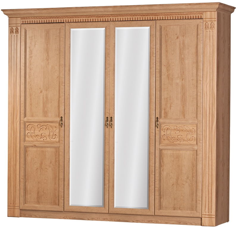 Фото Шкаф Лючия 203 (246) четырехдверный от производителя Яна в Армянске по цене 82&nbsp;310 ₽