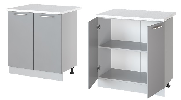 Фото Кухня Бронкс стол-рабочий Н-80 от производителя Леко в Армянске по цене 5&nbsp;630 ₽