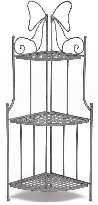 Этажерка кованая угловая 003  (серый (Tetchair) )