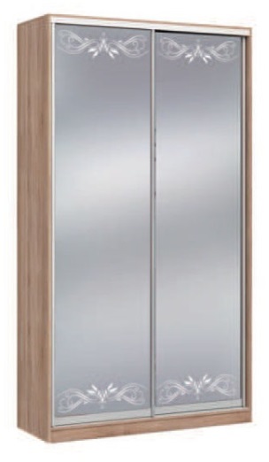 Фото Шкаф-купе Оскар 1.2 (1,2х0,6х2,3 - 2 двери) от производителя Мебель Маркет в Армянске по цене 43 890 ₽