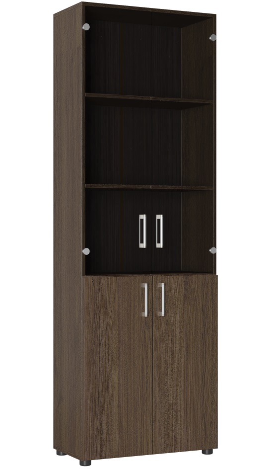 Фото Шкаф со стеклом Офис ОФ-303К от производителя Компасс в Армянске по цене 16&nbsp;360 ₽