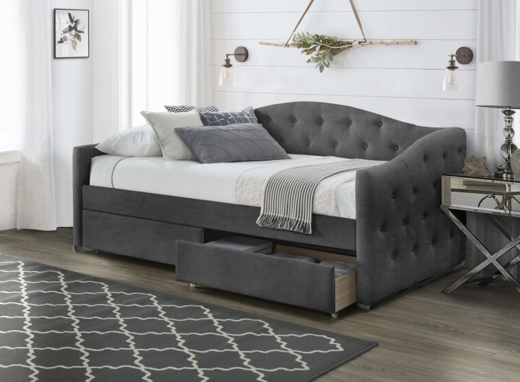 Фото Кровать односпальная Halmar Aloha (СМ 90х200) c ортопедическим основанием от производителя Halmar  в Армянске по цене 54&nbsp;950 ₽