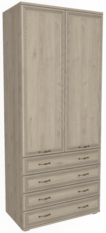 Фото Шкаф Карина ШК-1006 (90) двухдверный от производителя Лером в Армянске по цене 41&nbsp;620 ₽