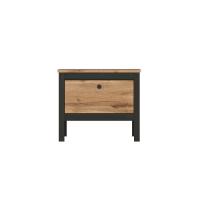 Тумба Loft KOM1K/55 (дуб вотан-черный матовый, дуб вотан (Black Red White (БРВ)) ) в Армянске от производителя 